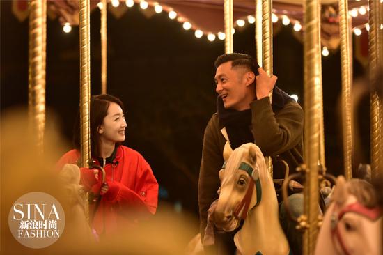 余文樂，周冬雨游園