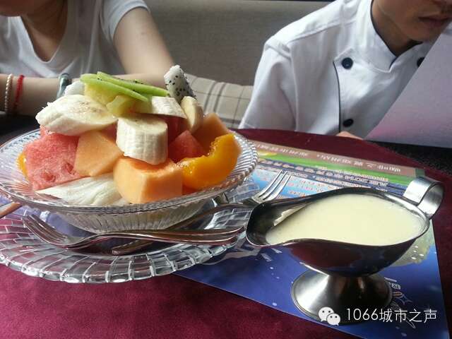 水果沙拉。真材實料。