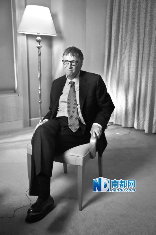 比爾·蓋茨接受美國《滾石》雜志專訪。