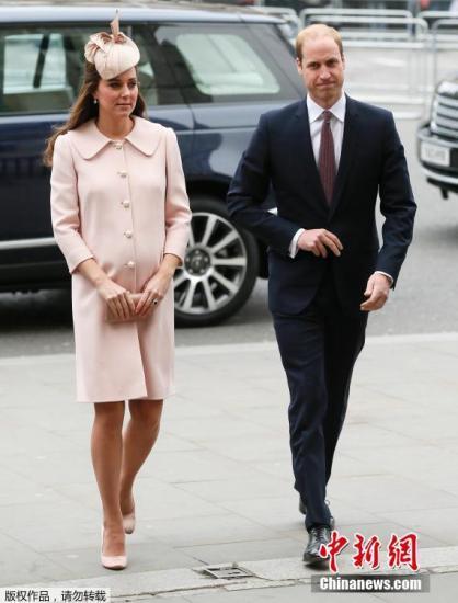 當(dāng)?shù)貢r間2015年3月9日，英國倫敦，威斯敏斯特大教堂，英國皇室參加英聯(lián)邦紀(jì)念儀式。