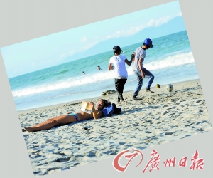 動靜皆宜的沙灘。