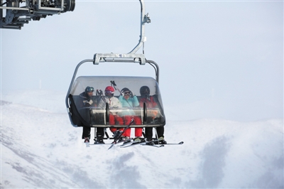 云頂樂(lè)園的高速纜車。