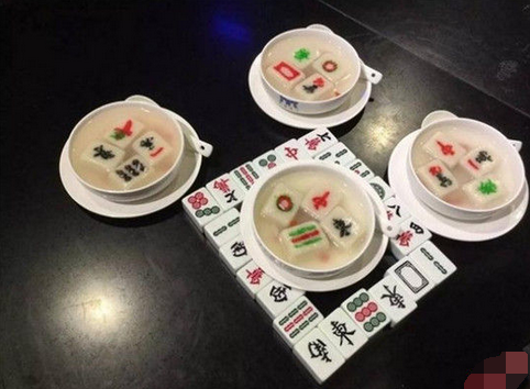 來碗清一色！火鍋店推出創(chuàng)意麻將湯圓