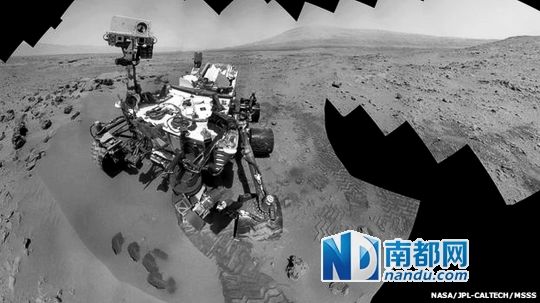 “好奇”號(hào)探測(cè)器在火星上發(fā)現(xiàn)水。
