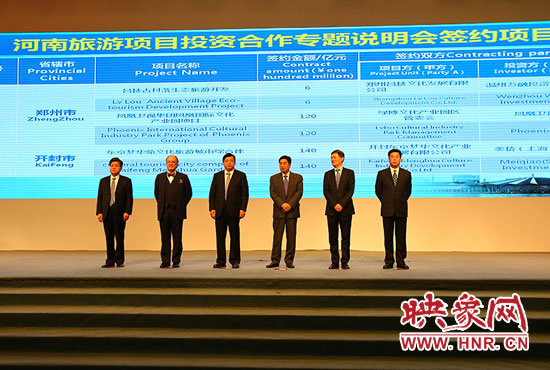 河南旅游項(xiàng)目投資合作專題說明會(huì)。