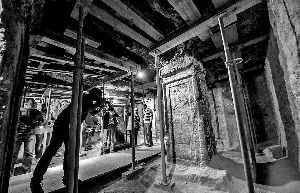 埃及首次向公眾開(kāi)放的古埃及法老圖坦卡蒙乳母之墓內(nèi)景。