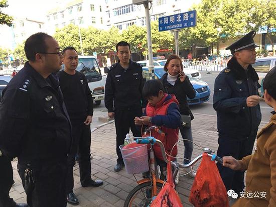 兄弟倆被找到 本文圖均來源：微信公眾號(hào)“安遠(yuǎn)公安”