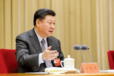 2017年12月28日至29日，中央農(nóng)村工作會議在北京舉行。習(xí)近平在會上發(fā)表重要講話。新華社記者 丁林 攝