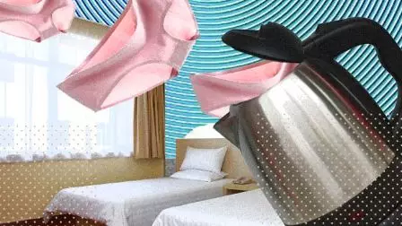 太惡心！女游客竟用酒店燒水壺煮自己的臟內褲