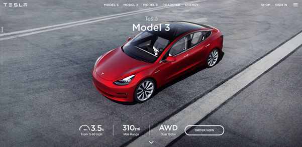 圖片來(lái)源：特斯拉官網(wǎng)