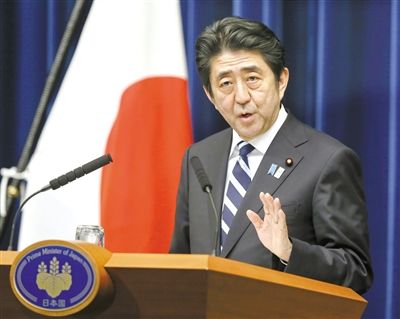  日本首相安倍晉三。