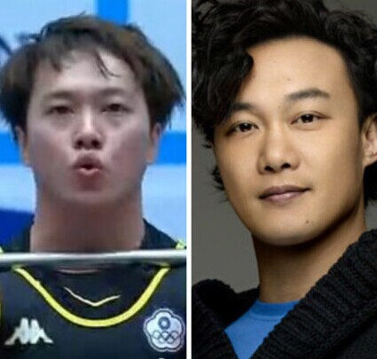 臺(tái)女子舉重冠軍撞臉陳奕迅