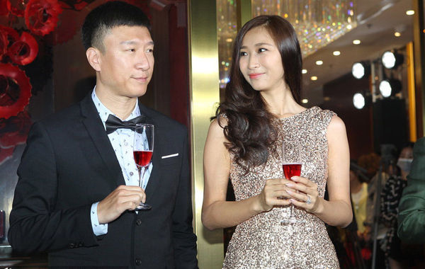 圖為孫紅雷、王駿迪夫婦。