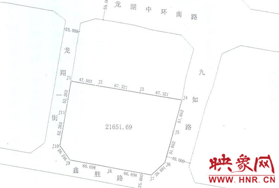 鄭政東出(2014)6號(hào)地塊位置。