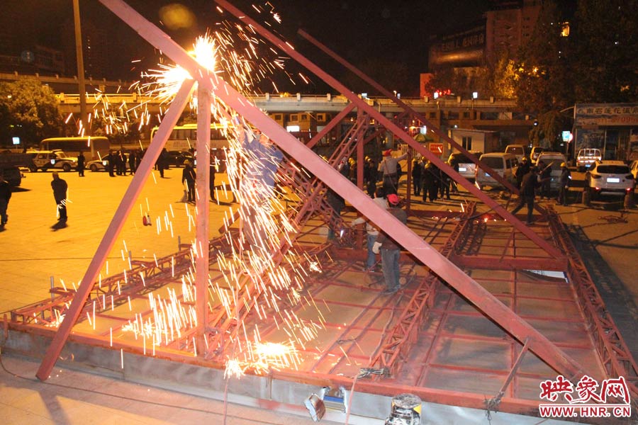 拆除現(xiàn)場(chǎng)。