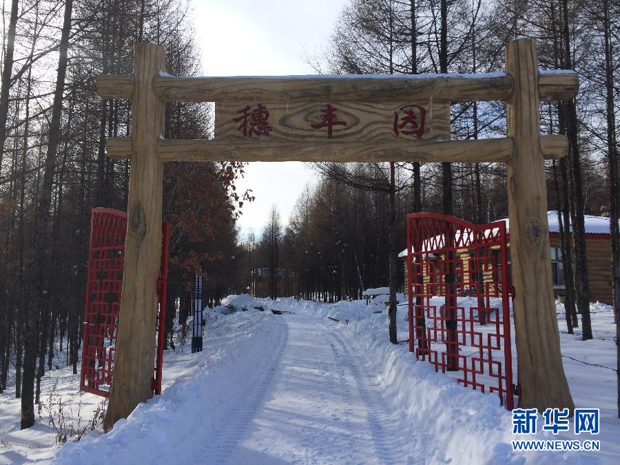 北山一隅的穗豐園（2013年12月8日攝）。新華社記者程子龍攝