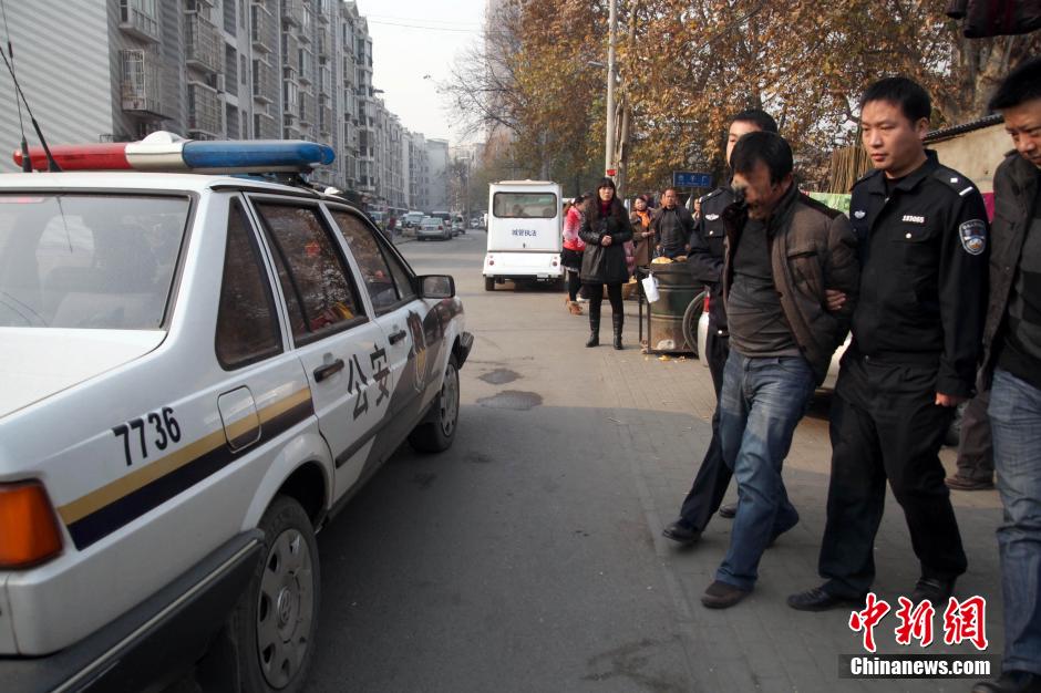 圖為抓獲犯罪嫌疑人（資料圖片）。