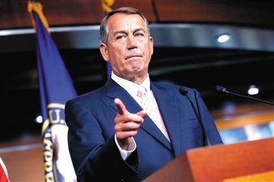 眾議院議長(zhǎng)博納是美國(guó)第三號(hào)政治人物。