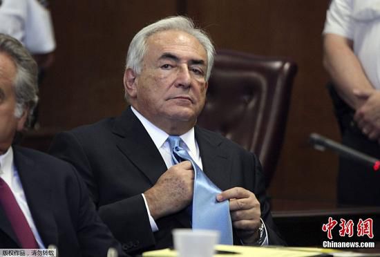 資料圖：前國際貨幣基金組織總裁斯特勞斯-卡恩。