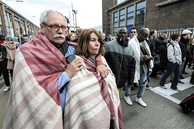 扎芬特姆國(guó)際機(jī)場(chǎng)，乘客被緊急疏散。圖/CFP