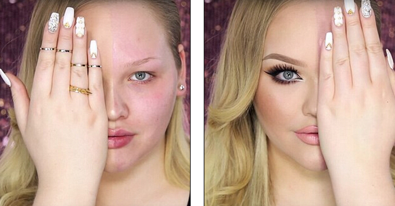 　左邊和右邊真的是一個(gè)人嗎？ （網(wǎng)頁截圖）