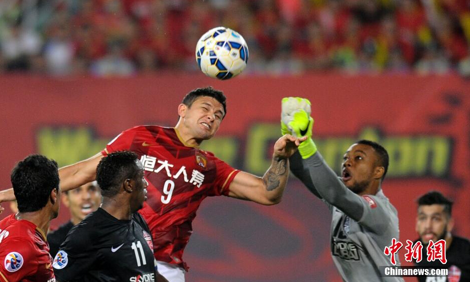 廣州恒大1-0戰(zhàn)勝阿赫利隊