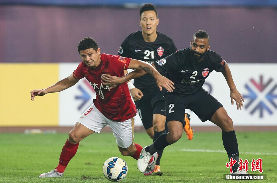 廣州恒大1-0戰(zhàn)勝阿赫利隊