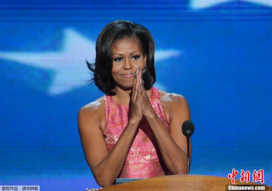資料圖：美國第一夫人米歇爾。