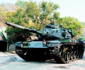 圖為M60A3同型戰(zhàn)車。圖片來源：臺灣媒體