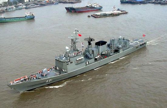 資料圖：中國為泰國建造的納萊頌恩級護(hù)衛(wèi)艦。