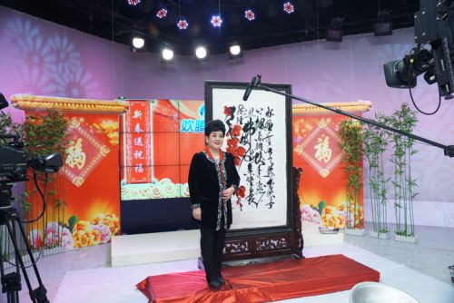 公司特聘請國家一級(jí)著名豫劇演員王希玲作為春節(jié)期間“歡騰購物”形象大使