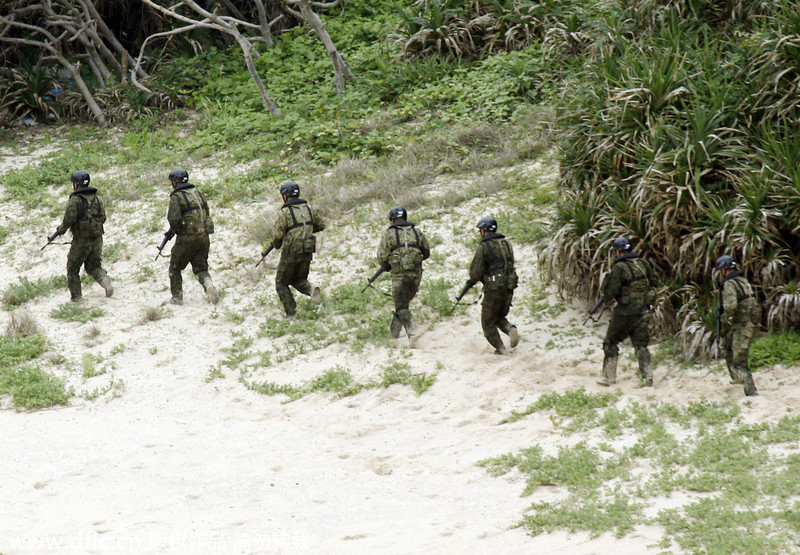日在距中國(guó)最近無(wú)人島實(shí)施演習(xí)