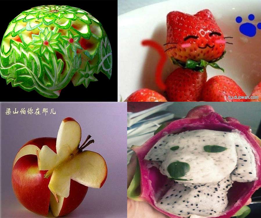 好看又爽口！那些創(chuàng)意十足的水果雕刻藝術(shù)